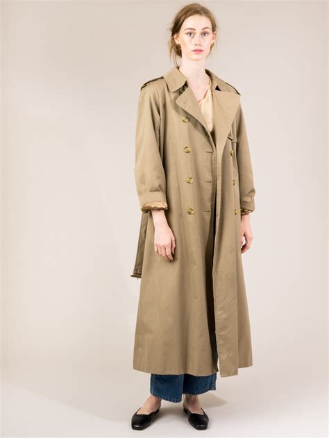 burberry trench coat womens vintage|Burberry trench coat second hand.